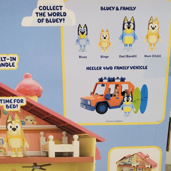 Blueys Family Home Blueys House Bluey and Bingo Bluey Toys - Picture 6 of 11
